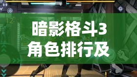 暗影格斗3角色排行及最強角色深度解析，結(jié)合資源管理策略實現(xiàn)價值最大化