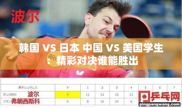 韓國 VS 日本 中國 VS 美國學(xué)生：精彩對(duì)決誰能勝出