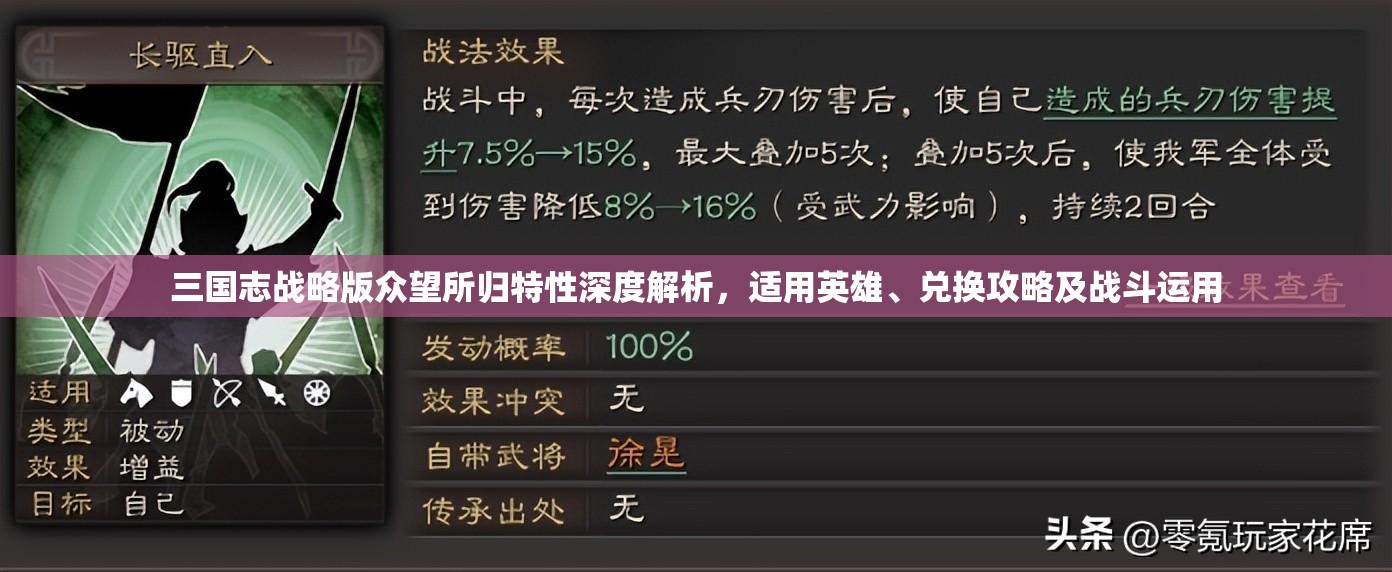 三國志戰(zhàn)略版眾望所歸特性深度解析，適用英雄、兌換攻略及戰(zhàn)斗運(yùn)用