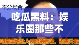 吃瓜黑料：娛樂圈那些不為人知的驚人內(nèi)幕大揭秘