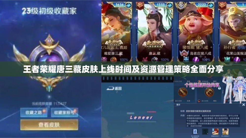 王者榮耀唐三藏皮膚上線時(shí)間及資源管理策略全面分享