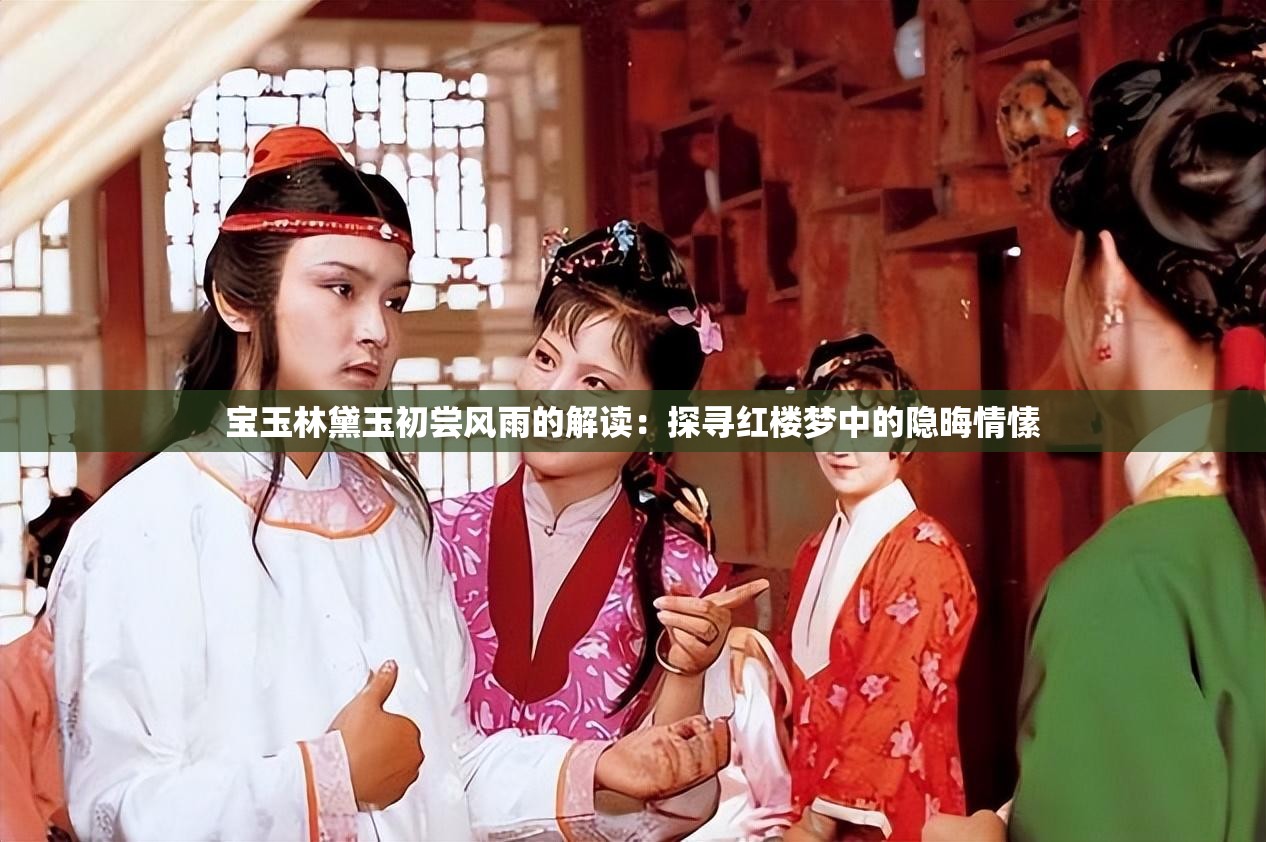 寶玉林黛玉初嘗風雨的解讀：探尋紅樓夢中的隱晦情愫