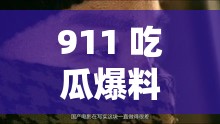 911 吃瓜爆料最新消息今天：眾多不為人知的細節(jié)曝光