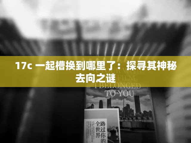 17c 一起槽換到哪里了：探尋其神秘去向之謎