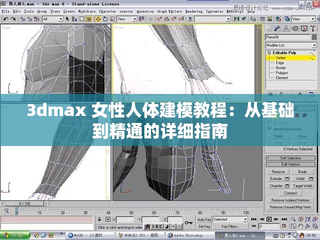 3dmax 女性人體建模教程：從基礎(chǔ)到精通的詳細(xì)指南