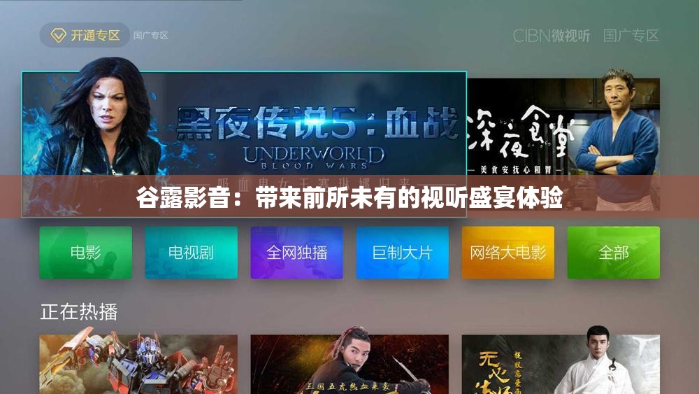 谷露影音：帶來前所未有的視聽盛宴體驗(yàn)