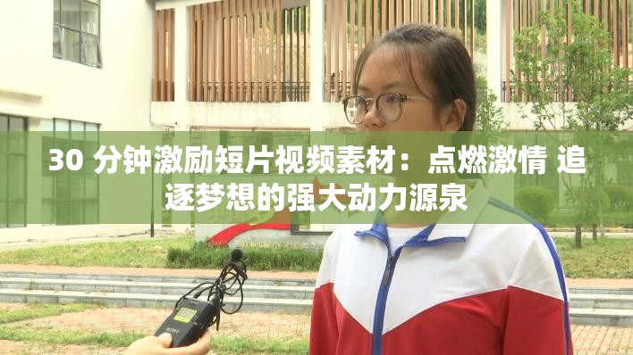 30 分鐘激勵(lì)短片視頻素材：點(diǎn)燃激情 追逐夢(mèng)想的強(qiáng)大動(dòng)力源泉