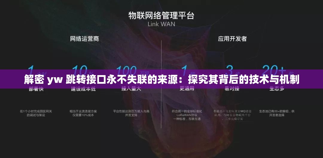 解密 yw 跳轉接口永不失聯(lián)的來源：探究其背后的技術與機制