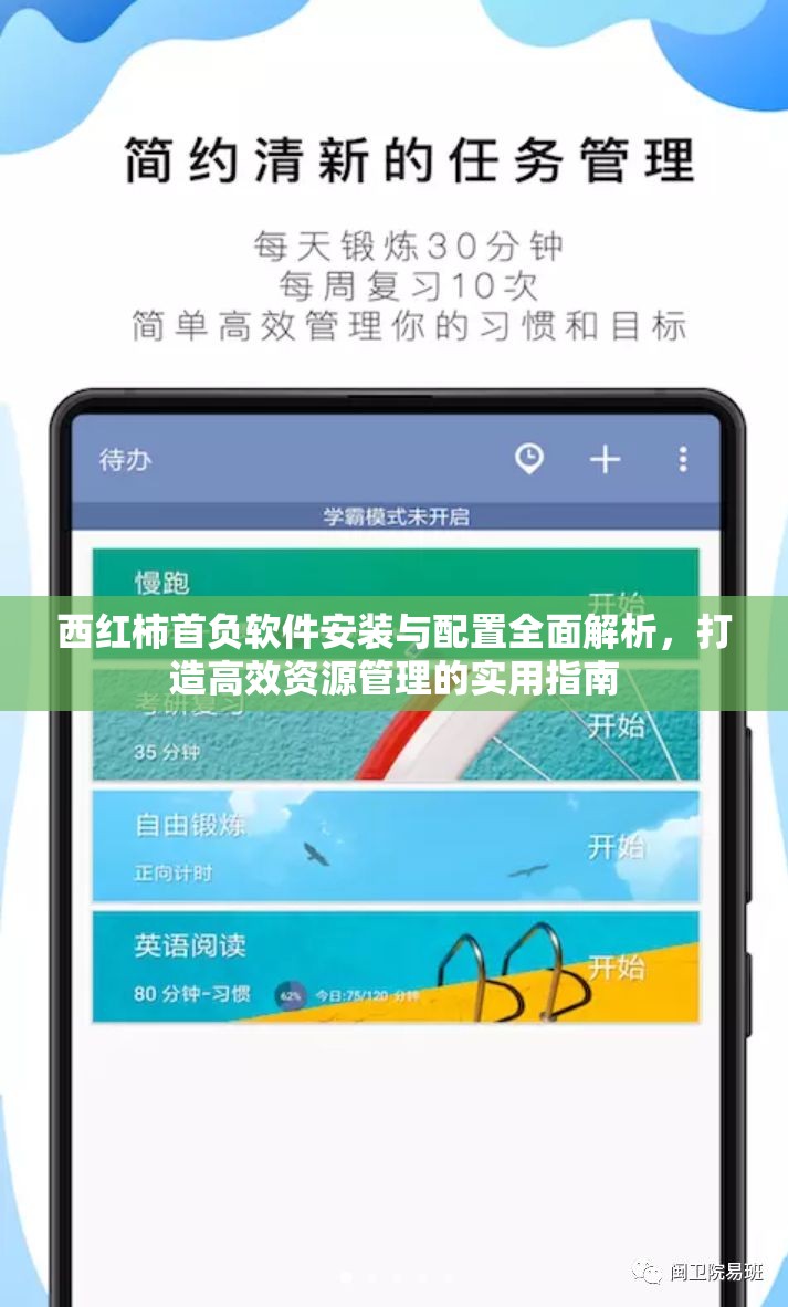 西紅柿首負軟件安裝與配置全面解析，打造高效資源管理的實用指南