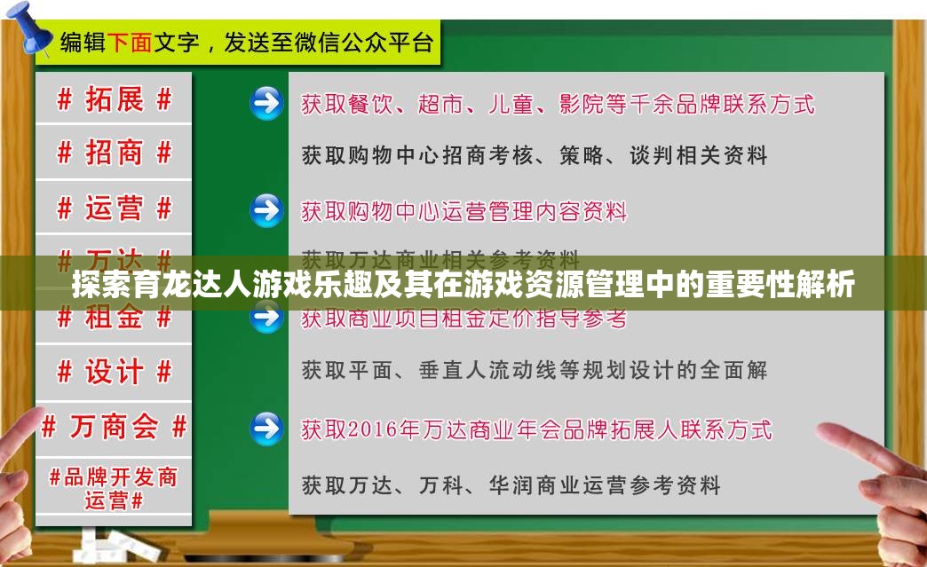 探索育龍達人游戲樂趣及其在游戲資源管理中的重要性解析