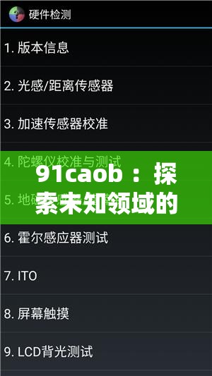 91caob ：探索未知領(lǐng)域的神秘代碼與獨(dú)特標(biāo)識(shí)