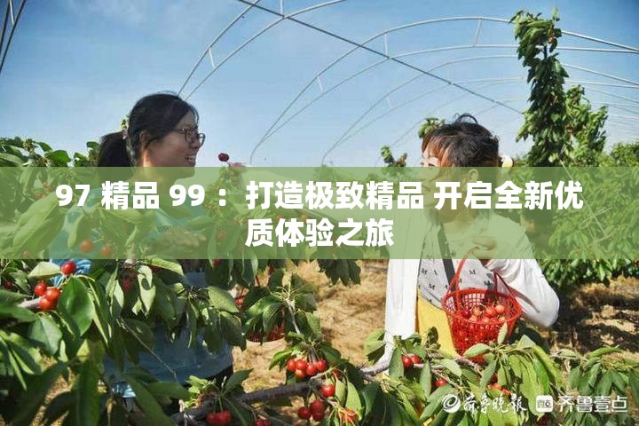 97 精品 99 ：打造極致精品 開啟全新優(yōu)質(zhì)體驗(yàn)之旅