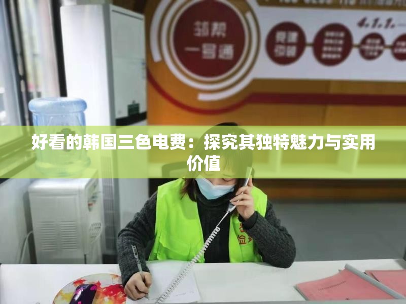 好看的韓國三色電費(fèi)：探究其獨(dú)特魅力與實(shí)用價值