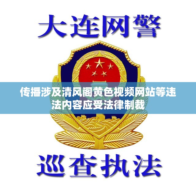 傳播涉及清風閣黃色視頻網(wǎng)站等違法內(nèi)容應受法律制裁