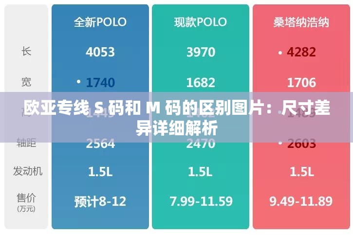歐亞專線 S 碼和 M 碼的區(qū)別圖片：尺寸差異詳細解析