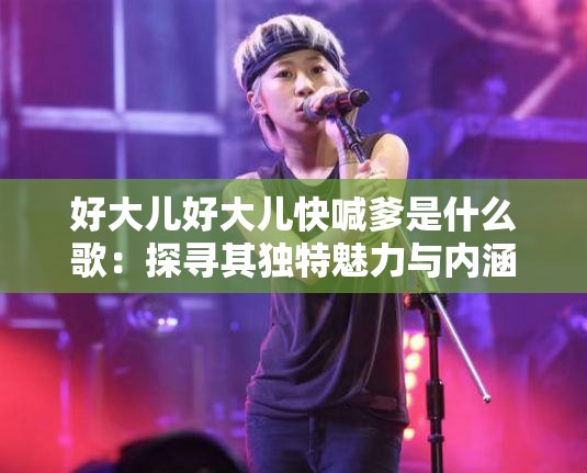 好大兒好大兒快喊爹是什么歌：探尋其獨特魅力與內(nèi)涵