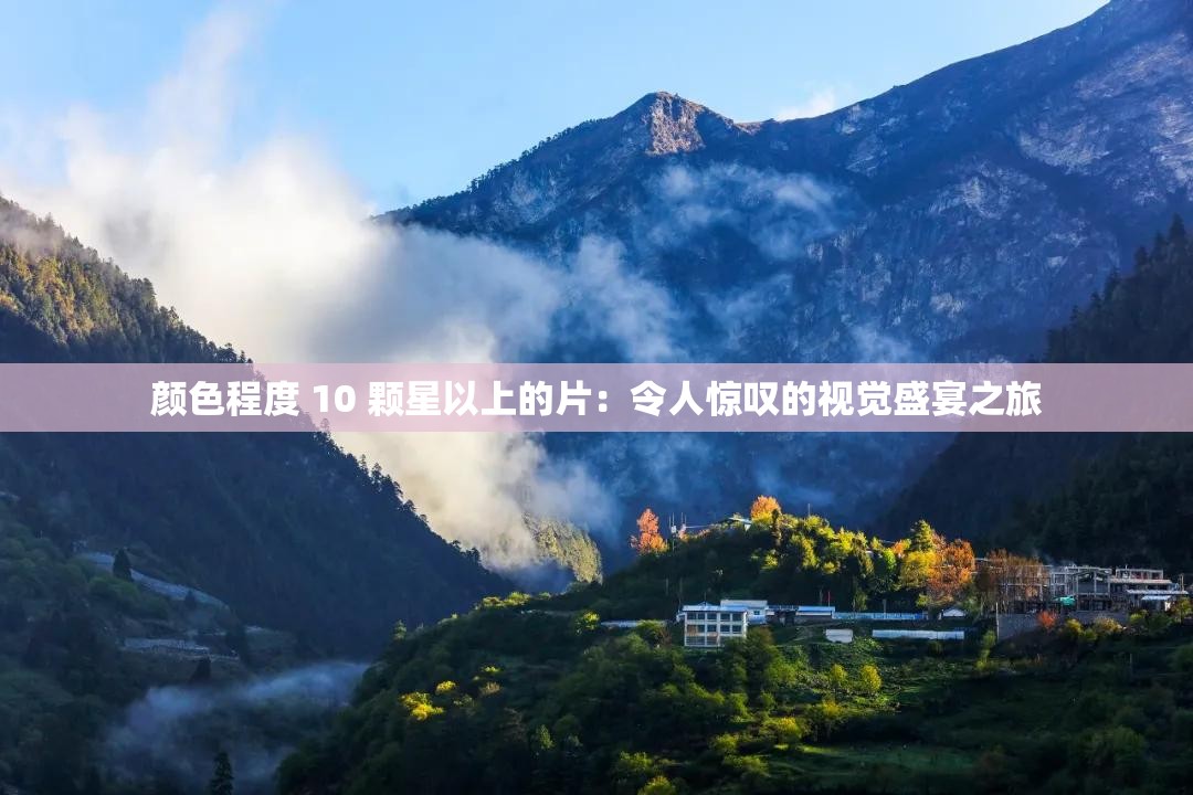 顏色程度 10 顆星以上的片：令人驚嘆的視覺盛宴之旅
