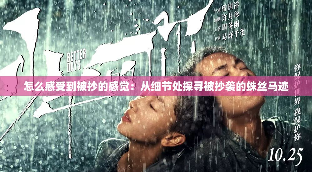 怎么感受到被抄的感覺：從細節(jié)處探尋被抄襲的蛛絲馬跡