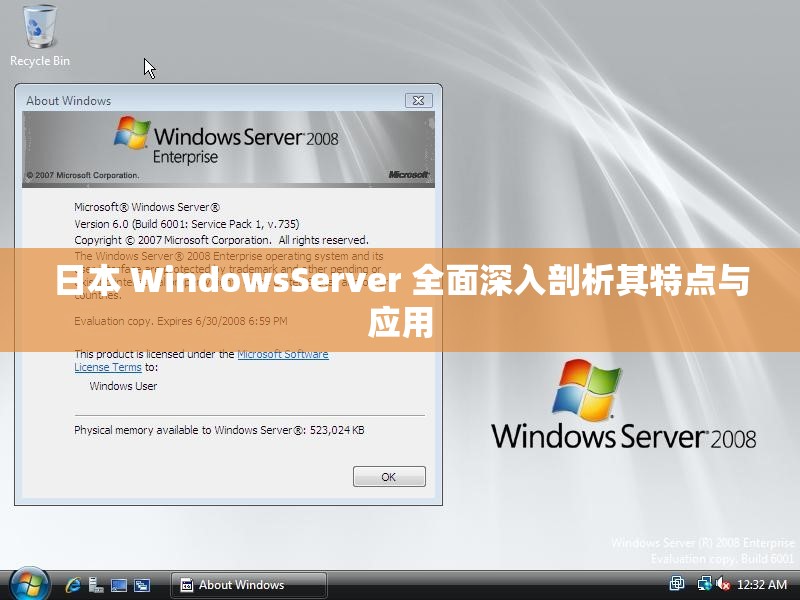 日本 WindowsServer 全面深入剖析其特點(diǎn)與應(yīng)用