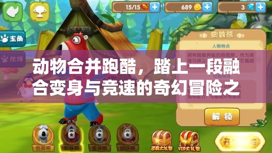動(dòng)物合并跑酷，踏上一段融合變身與競(jìng)速的奇幻冒險(xiǎn)之旅