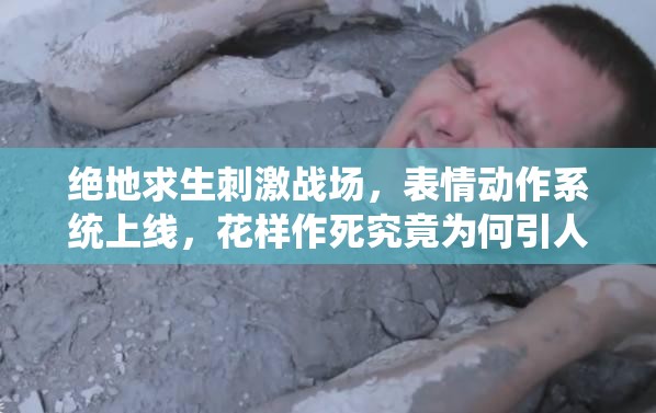絕地求生刺激戰(zhàn)場，表情動作系統(tǒng)上線，花樣作死究竟為何引人嘲諷？