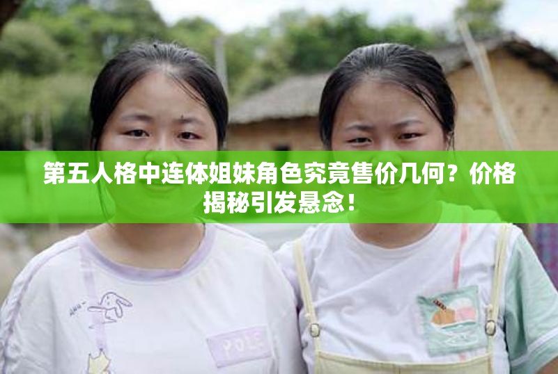 第五人格中連體姐妹角色究竟售價幾何？價格揭秘引發(fā)懸念！