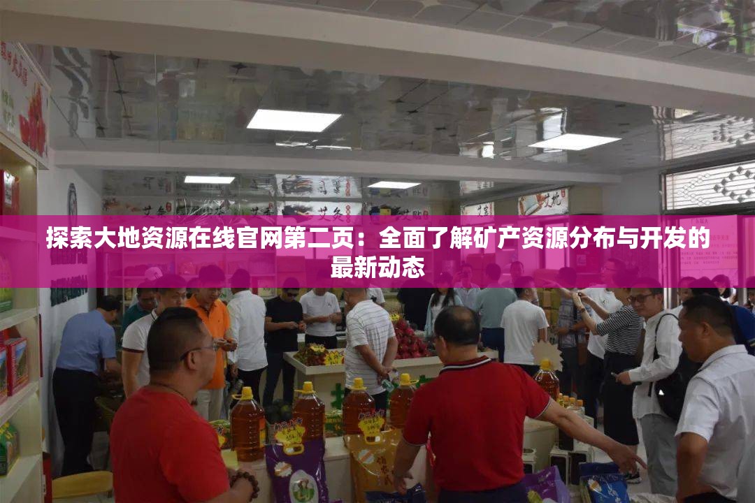 探索大地資源在線官網(wǎng)第二頁：全面了解礦產(chǎn)資源分布與開發(fā)的最新動態(tài)