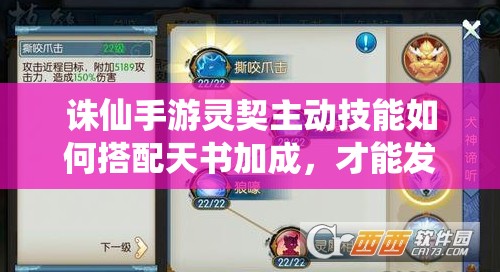 誅仙手游靈契主動技能如何搭配天書加成，才能發(fā)揮最大戰(zhàn)斗力？