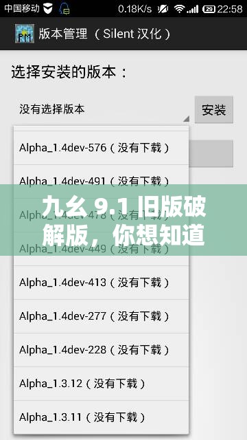 九幺 9.1 舊版破解版，你想知道的都在這里