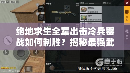 絕地求生全軍出擊冷兵器戰(zhàn)如何制勝？揭秘最強武器究竟是誰？