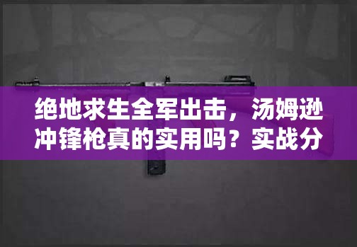 絕地求生全軍出擊，湯姆遜沖鋒槍真的實(shí)用嗎？實(shí)戰(zhàn)分析揭秘！