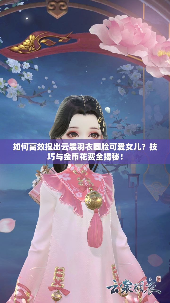 如何高效捏出云裳羽衣圓臉可愛(ài)女兒？技巧與金幣花費(fèi)全揭秘！