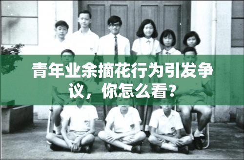 青年業(yè)余摘花行為引發(fā)爭議，你怎么看？