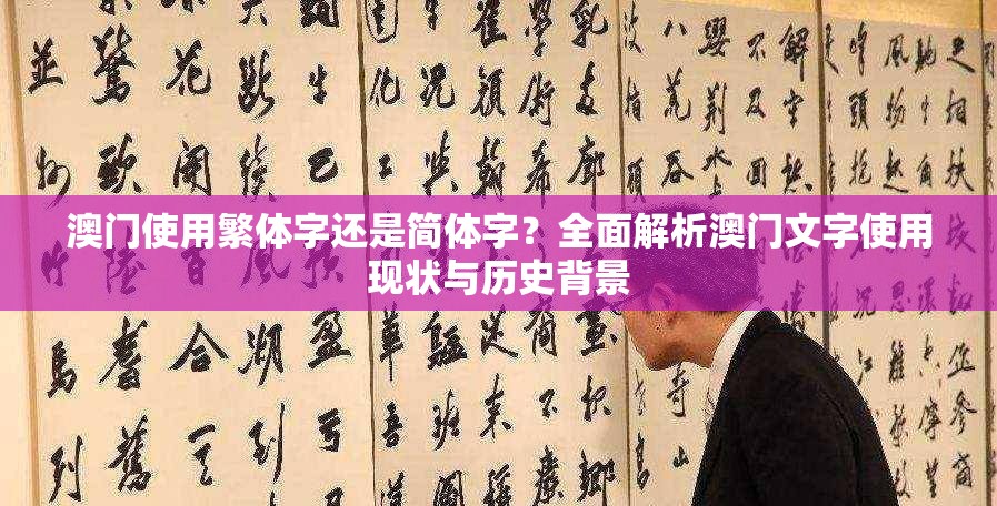 澳門使用繁體字還是簡體字？全面解析澳門文字使用現(xiàn)狀與歷史背景