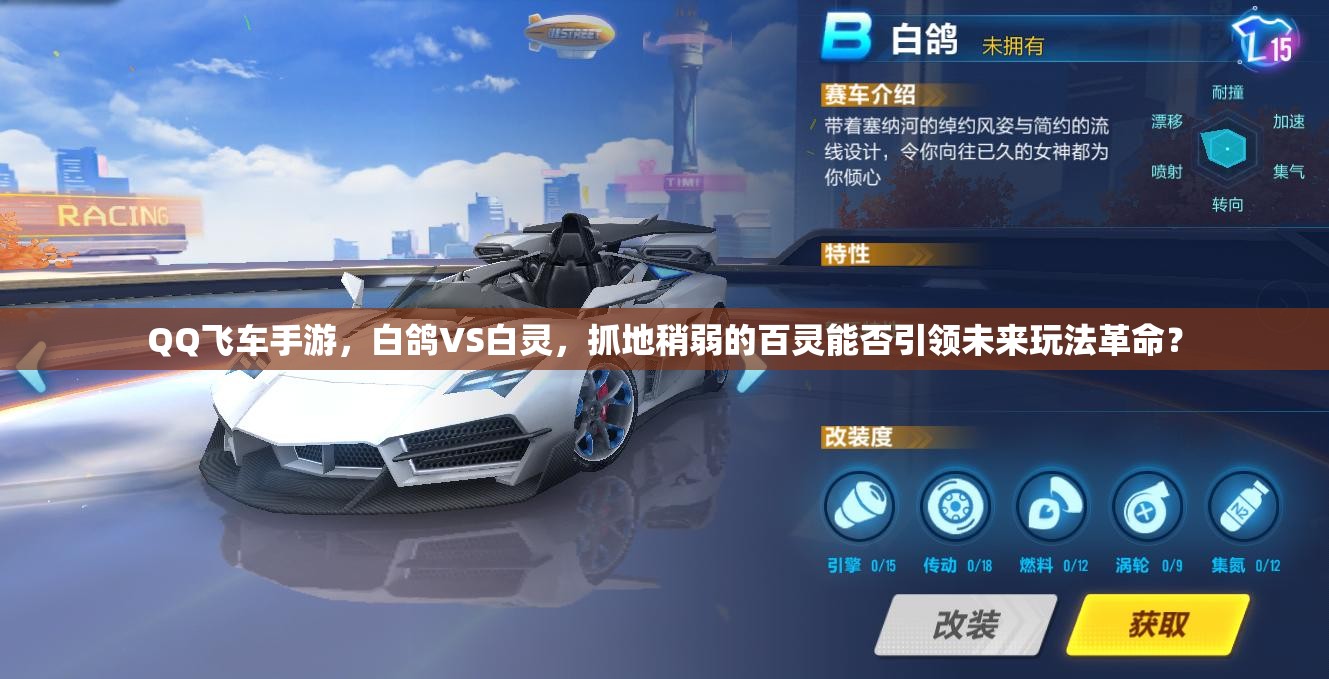 QQ飛車手游，白鴿VS白靈，抓地稍弱的百靈能否引領(lǐng)未來(lái)玩法革命？