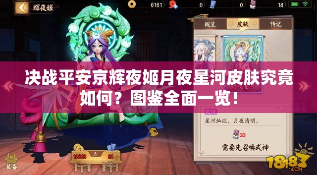 決戰(zhàn)平安京輝夜姬月夜星河皮膚究竟如何？圖鑒全面一覽！