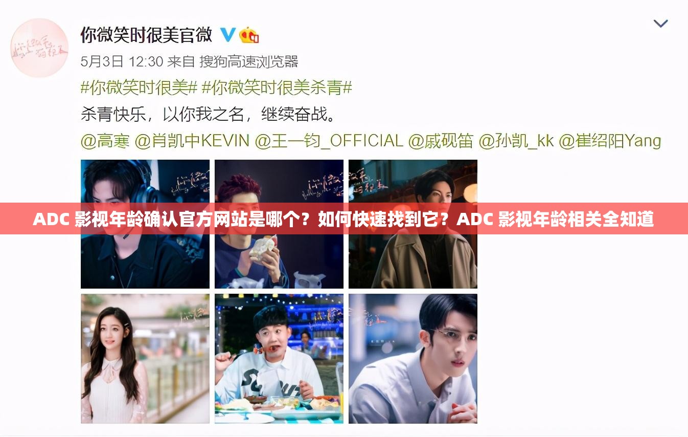 ADC 影視年齡確認(rèn)官方網(wǎng)站是哪個？如何快速找到它？ADC 影視年齡相關(guān)全知道