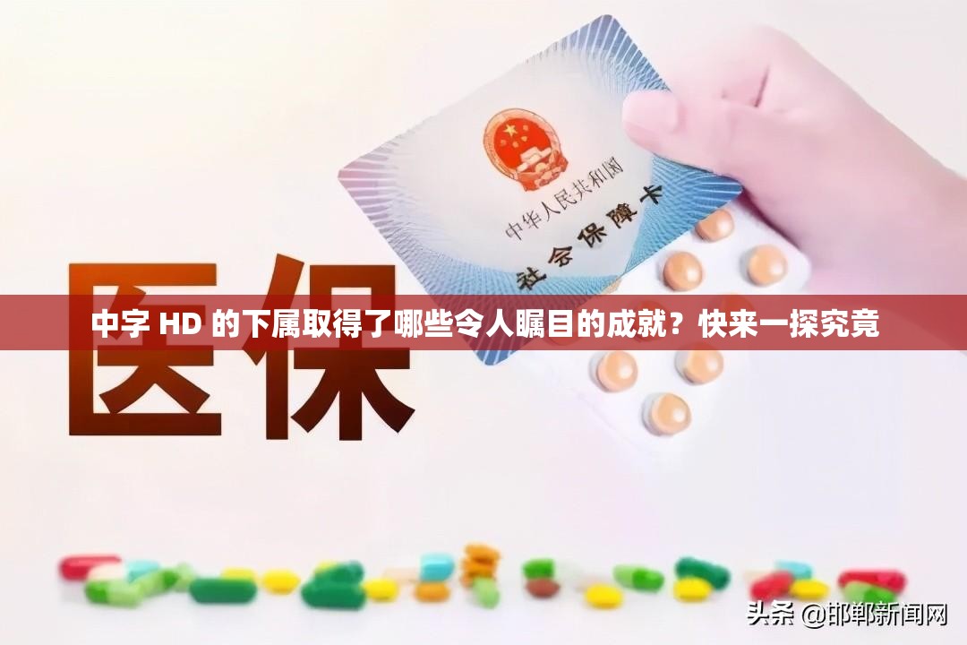 中字 HD 的下屬取得了哪些令人矚目的成就？快來(lái)一探究竟