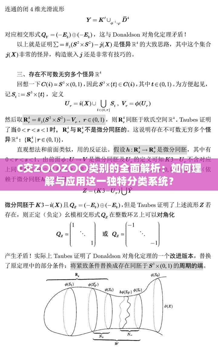C交Z〇〇Z〇〇類別的全面解析：如何理解與應用這一獨特分類系統(tǒng)？