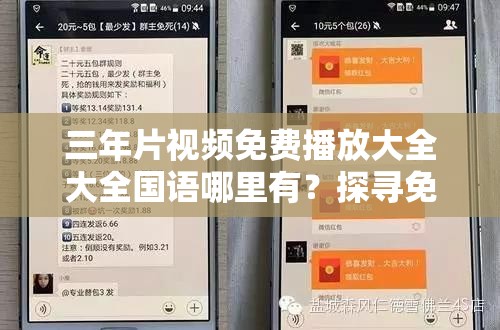 三年片視頻免費播放大全大全國語哪里有？探尋免費觀看資源的好去處