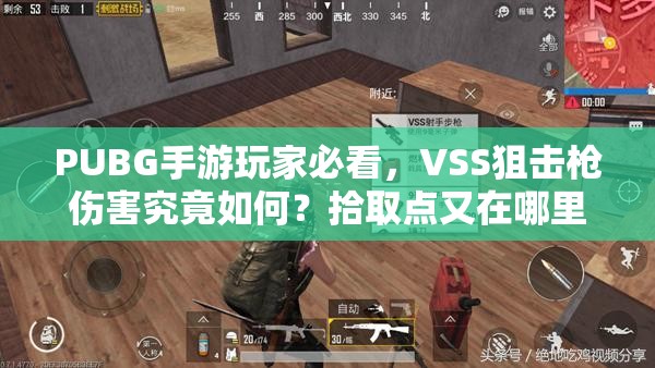 PUBG手游玩家必看，VSS狙擊槍傷害究竟如何？拾取點又在哪里？