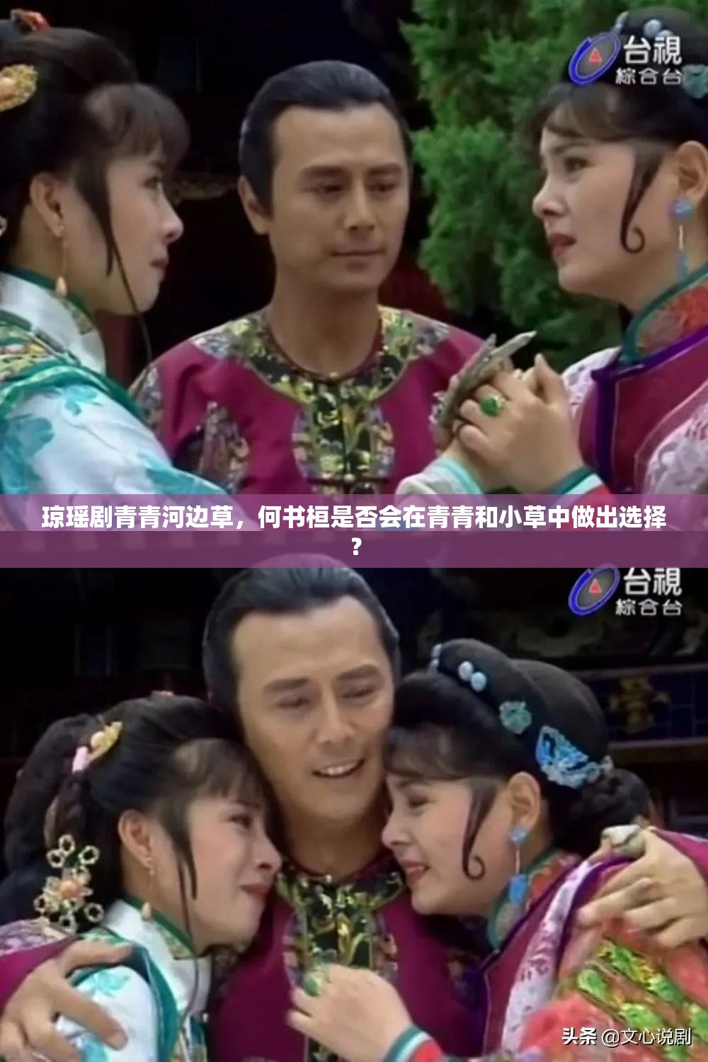 瓊瑤劇青青河邊草，何書桓是否會在青青和小草中做出選擇？