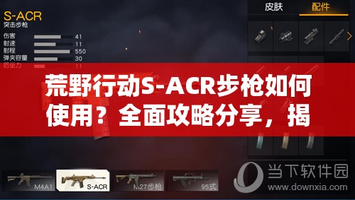 荒野行動(dòng)S-ACR步槍如何使用？全面攻略分享，揭秘高效射擊秘訣！
