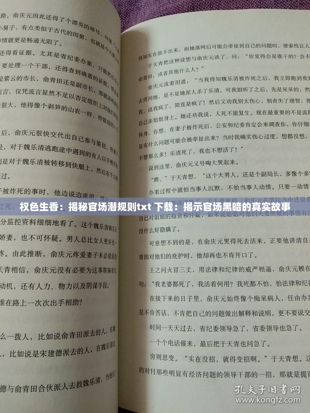 權(quán)色生香：揭秘官場潛規(guī)則txt 下載：揭示官場黑暗的真實故事