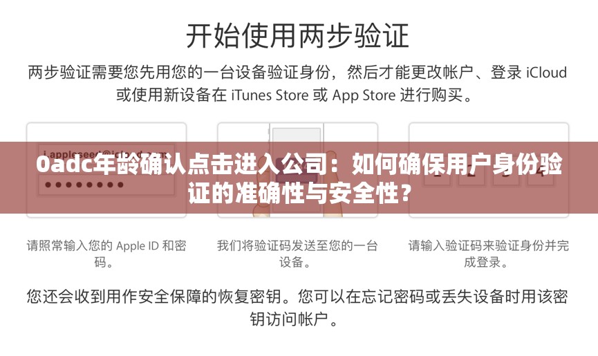 0adc年齡確認(rèn)點(diǎn)擊進(jìn)入公司：如何確保用戶(hù)身份驗(yàn)證的準(zhǔn)確性與安全性？