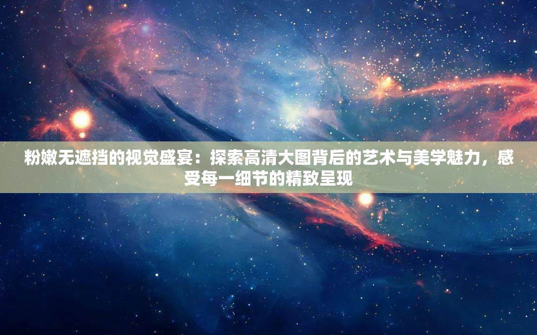 粉嫩無(wú)遮擋的視覺(jué)盛宴：探索高清大圖背后的藝術(shù)與美學(xué)魅力，感受每一細(xì)節(jié)的精致呈現(xiàn)
