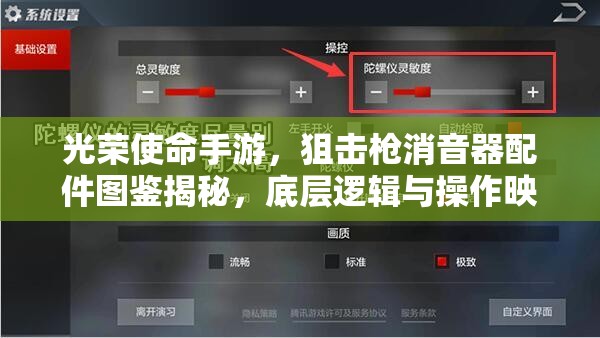 光榮使命手游，狙擊槍消音器配件圖鑒揭秘，底層邏輯與操作映射全攻略何在？