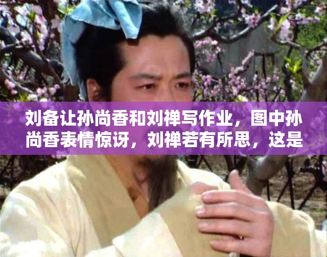 劉備讓孫尚香和劉禪寫作業(yè)，圖中孫尚香表情驚訝，劉禪若有所思，這是什么情況？