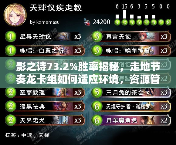 影之詩73.2%勝率揭秘，走地節(jié)奏龍卡組如何適應環(huán)境，資源管理有何藝術？