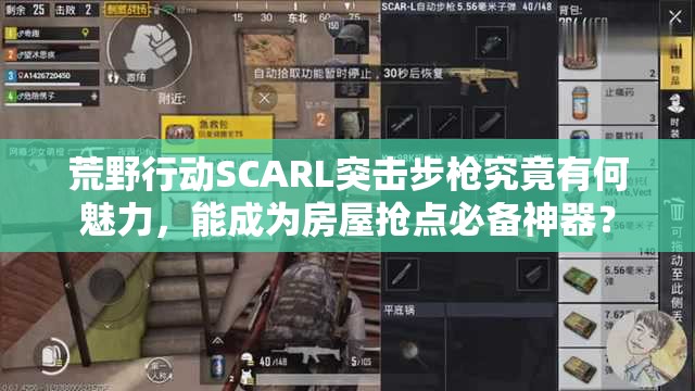 荒野行動SCARL突擊步槍究竟有何魅力，能成為房屋搶點必備神器？